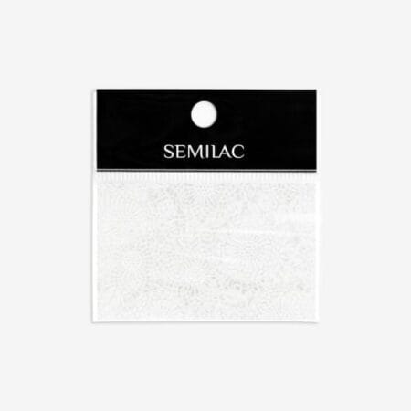 Semilac Nail transfer foil White Lace 14