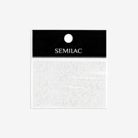 Semilac Nail transfer foil White Lace 13