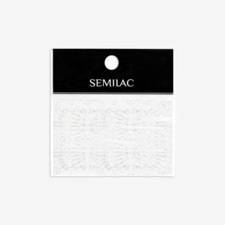 Semilac Nail transfer foil White Lace 16