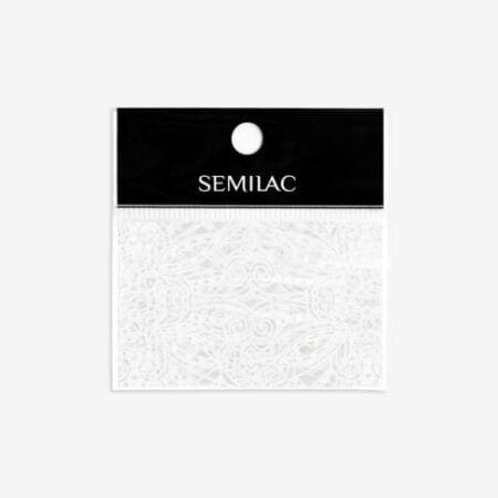 Semilac Nail transfer foil White Lace 15