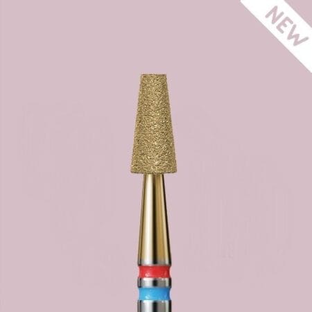 Fraise Diamant SMART GOLD LINE Cône plat 2en1 FM031 - IQ Nails