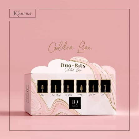 Set DUO-BITS Golden Line - IQ Nails