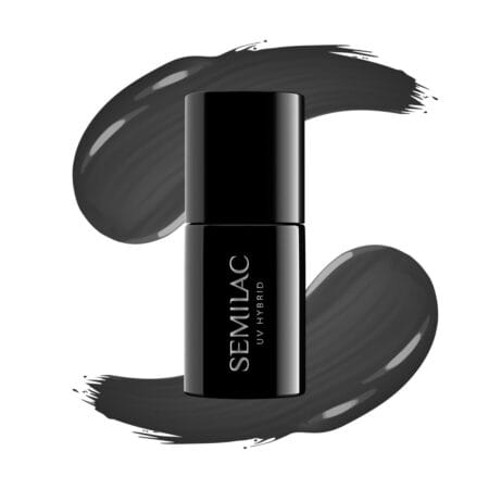 Semilac - Vernis semi-permanent Metallic Black 108 - 7ml 