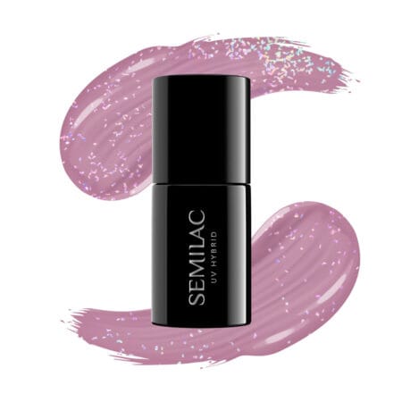 Semilac - Vernis semi-permanent Shimmer Dust Pink 319 - 7ml
