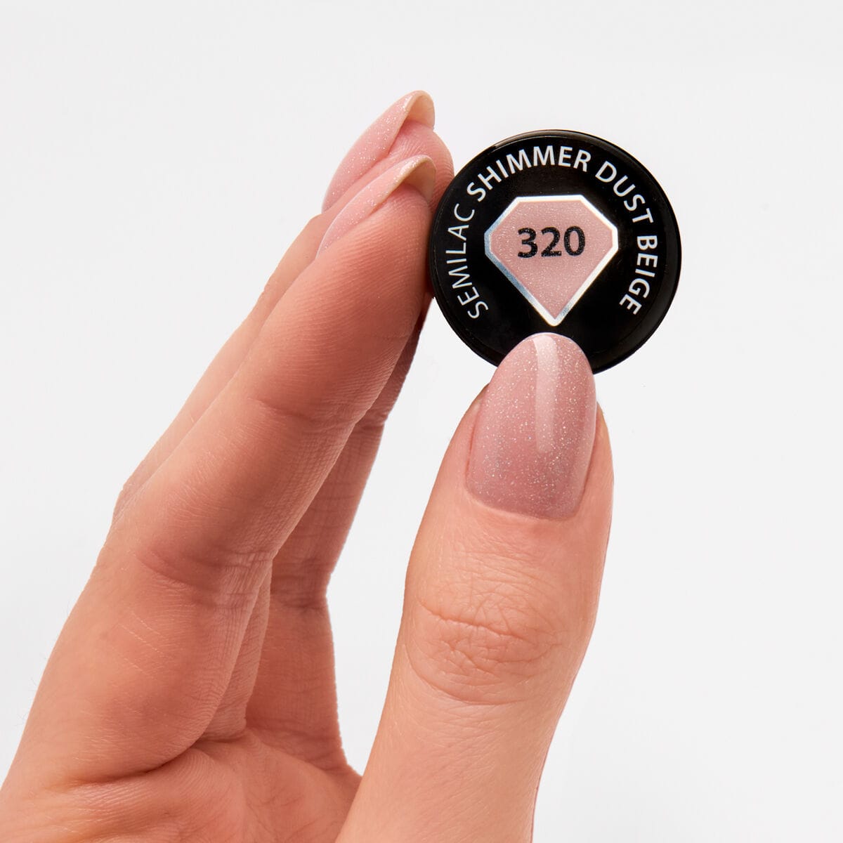 Semilac - Vernis semi-permanent Shimmer Dust Beige 320 - 7ml – Image 2