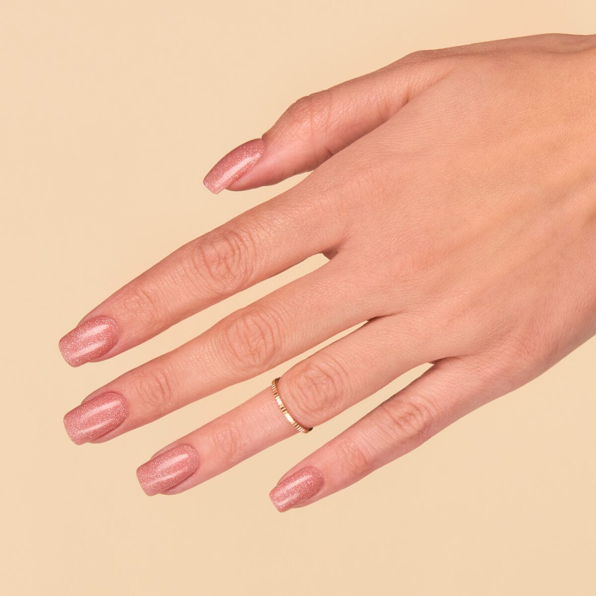 Semilac - Vernis semi-permanent Shimmer Dust Caramel 321 - 7ml – Image 3