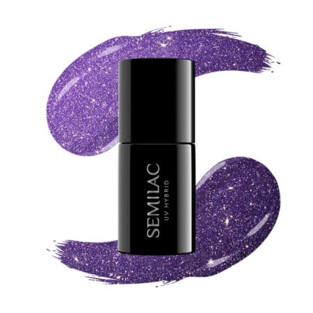 Semilac - Vernis semi-permanent Brave Violet 329 - 7ml