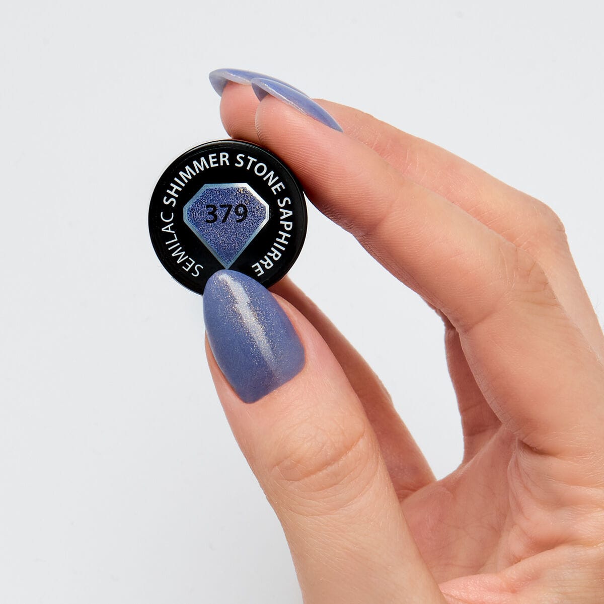 Semilac - Vernis semi-permanent Shimmer Stone Saphirre 379 - 7ml – Image 2