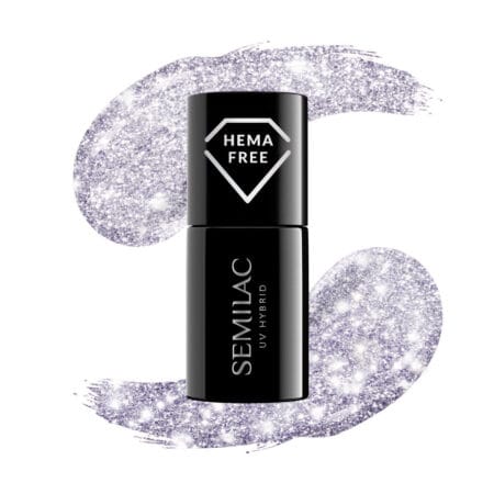 Semilac - Vernis semi-permanent Hollywood Silver 461 - 7ml