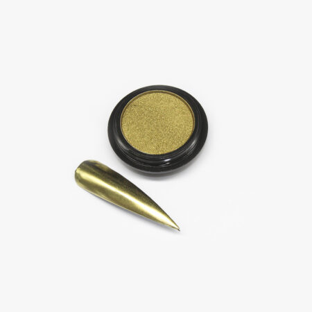 Poudre Nail Art - Heavy Metal Or Jaune