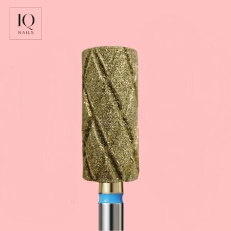 Fraise Diamant Grain Bleu forme Rouleau 050 – IQ Nails