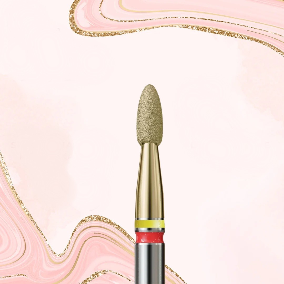 Fraise Diamant 2en1 SOFT Double-grain forme Mini Flamme 023 – IQ Nails