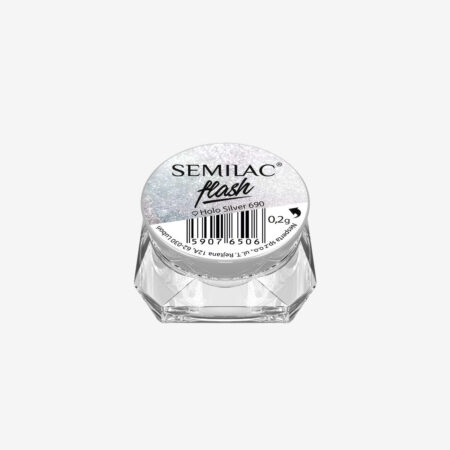 Semilac - Poudre Flash Holo Argent 690
