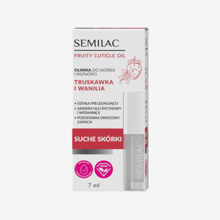 Semilac - Huile pour cuticules et ongles Strawberry Vanilla - 7ml
