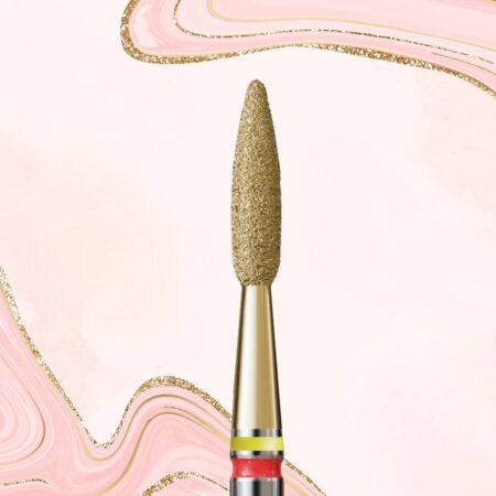 Fraise Diamant 2en1 SOFT Double-grain forme Flamme 025 – IQ Nails