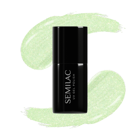 Semilac – Vernis semi-permanent 497 Green Groove  7 ml