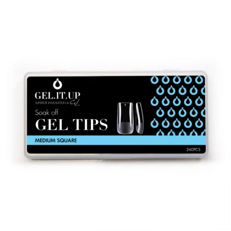 Gel Tips Soak off-Medium Square
