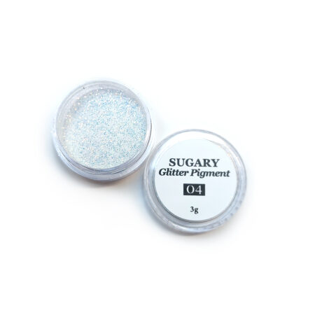 Pigment pailleté effet sucre 04