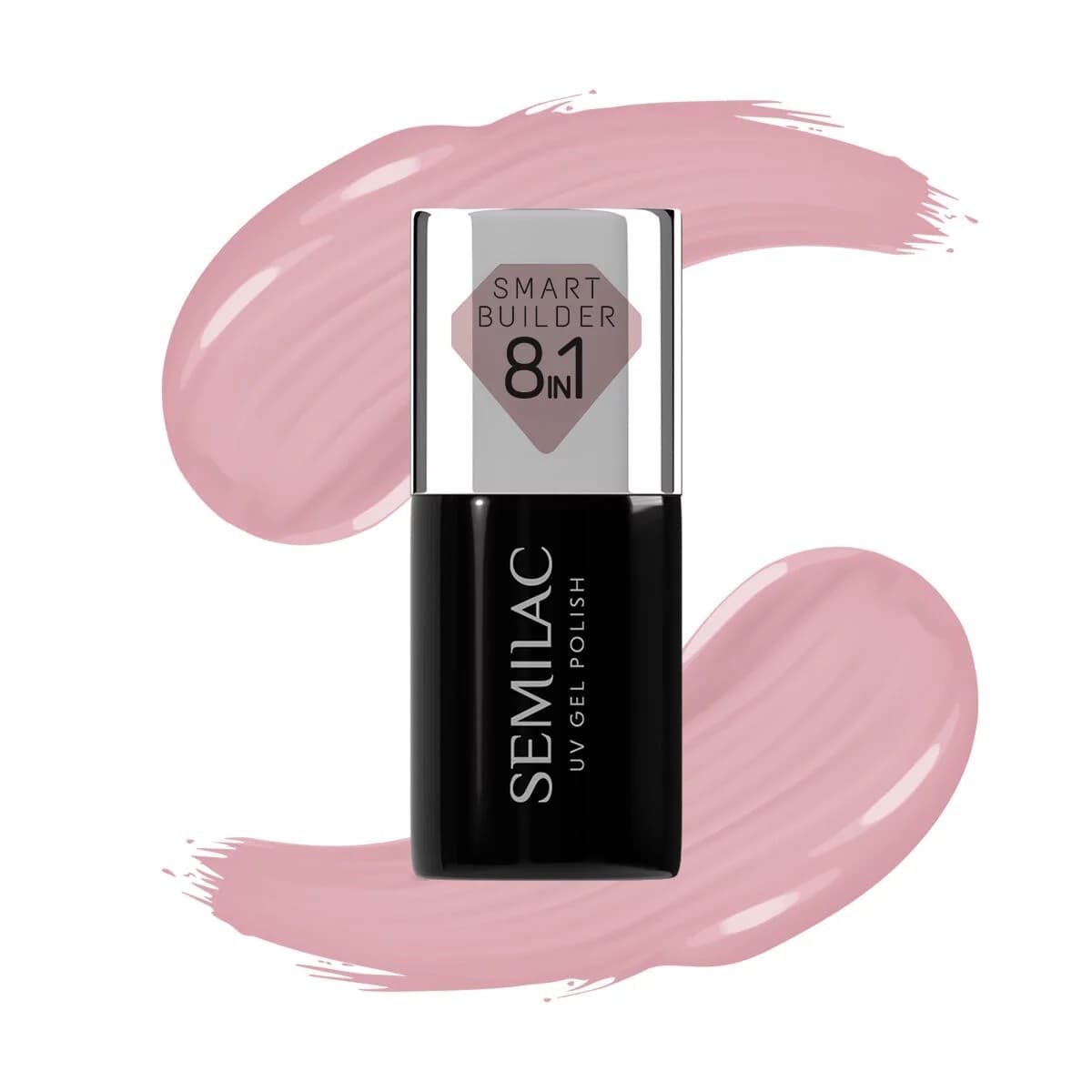 Smart Builder vernis semi permanent _8en1 Semilac - 802 Nude Rose