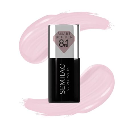 Smart Builder vernis semi permanent _8en1 Semilac - 809 Tender Pink