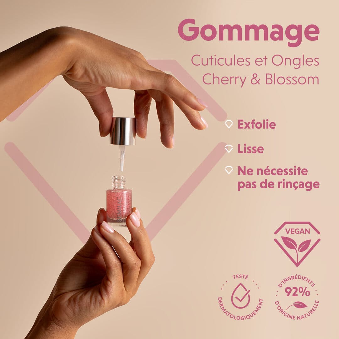 Semilac Aloe & Cherry Blossom Peeling pour Ongles et Cuticules - 7 ml – Image 3