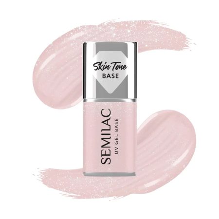 Base semi-permanente Semilac Glitter Beige Skin Tone Cover